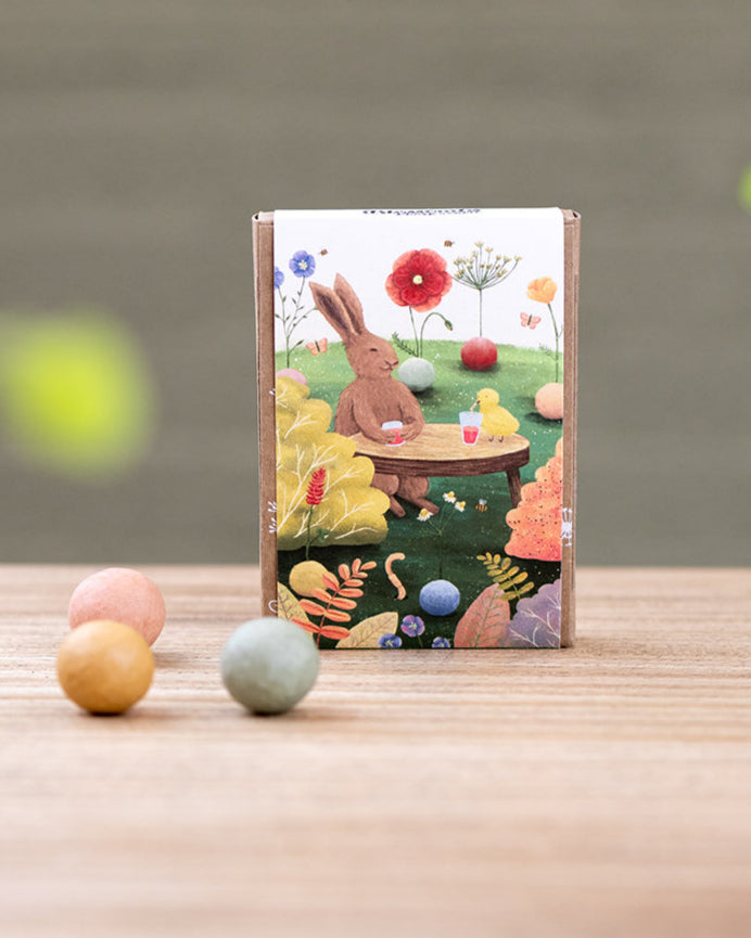 Gift Box Mini met 4 bloembommetjes - Easter Wonderland