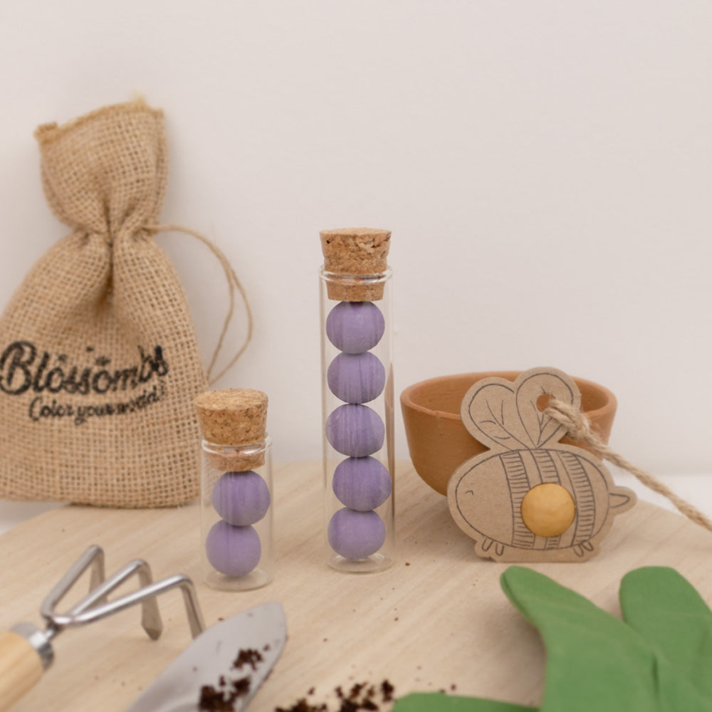 Gift Box Mini "Bloemen!" met 4 Laagbloeiende Mix Zaadbommetjes