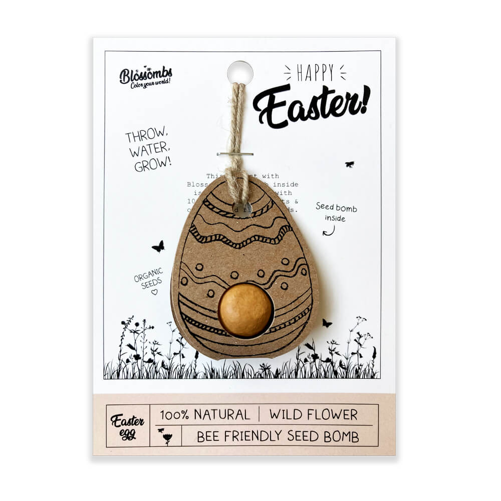 Hangers met bloembommetje op kaarten