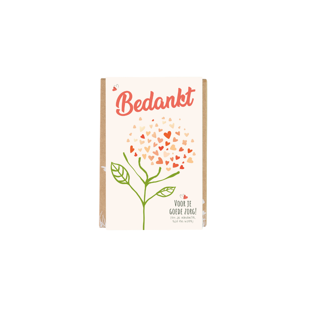 Gift Box Mini "Dag van de zorg" met 4 bloembommetjes