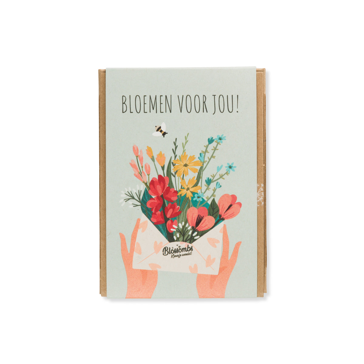 Gift Box Mini "Bloemen voor jou" met 4 bloembommetjes