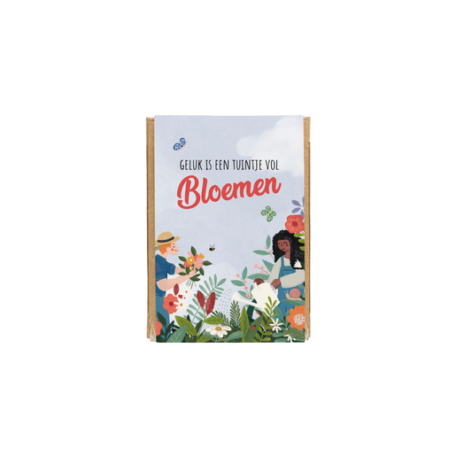 Gift Box Mini met 4 bloembommetjes - Lucky Gardening