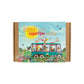 Gift Box Small Schoolbus "Bedankt" met 7 Wilde bloemen Mix Zaadbommetjes