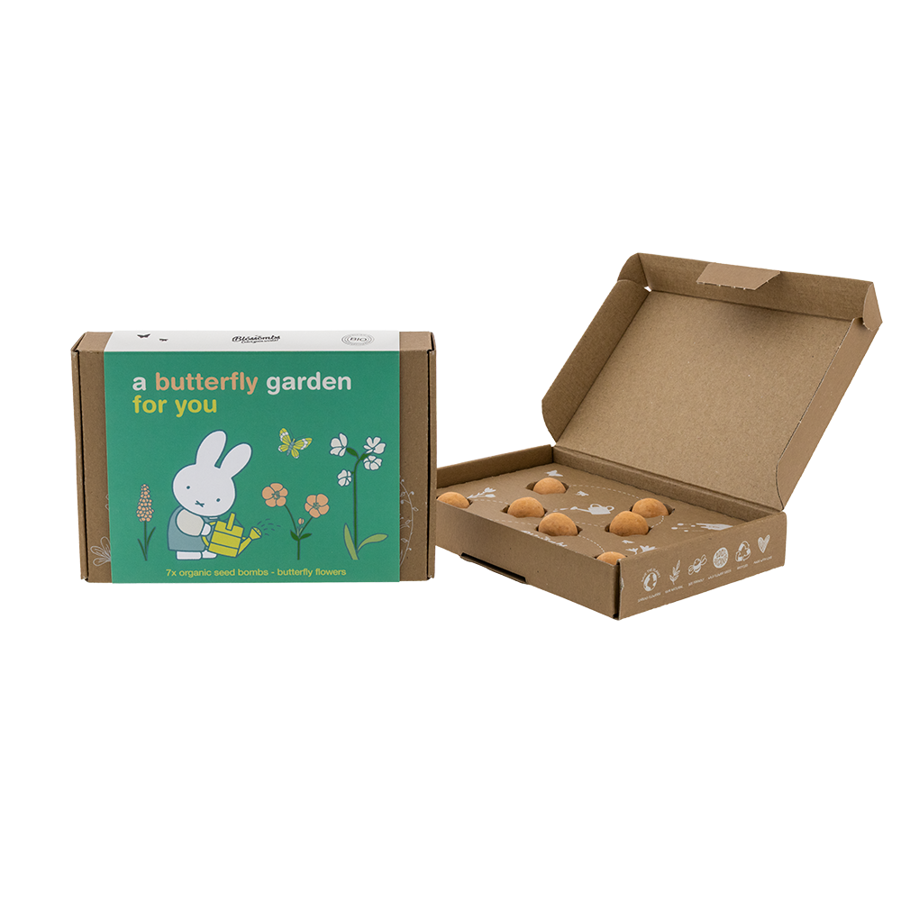 Nijntje Gift Box Small met 7 Zaadbommetjes - Butterfly Garden For You