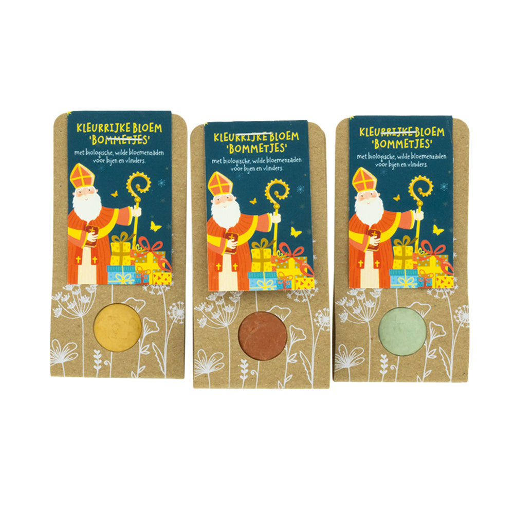Sinterklaas Kleinigheidje met Zaadbommetje