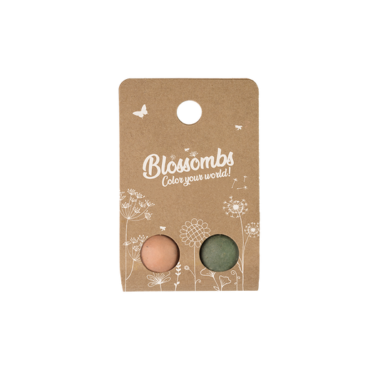 Weggeefcadeautje met 2 Blossombs zaadbommetjes