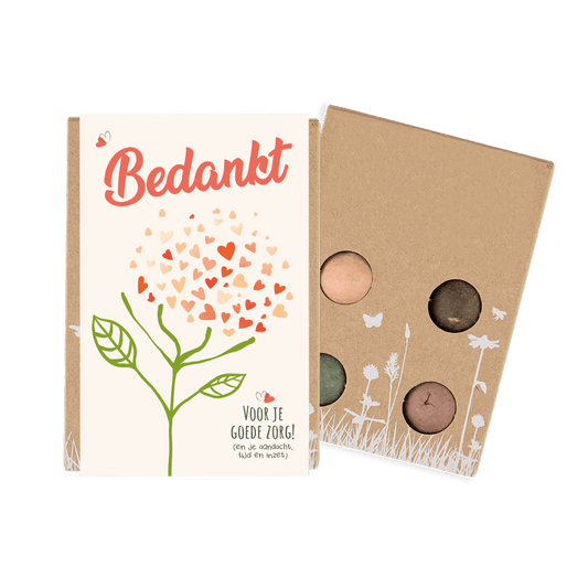 Gift Box Mini "Dag van de zorg" met 4 bloembommetjes