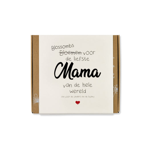 Moederdag Gift Box Medium "Mama" met 9 Zaadbommetjes