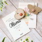 Hanger Hart met bloembommetje op kaart "voor de liefste Mama"