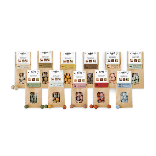 Kraft zak (met 10 of 25 Blossombs Bloembommetjes)